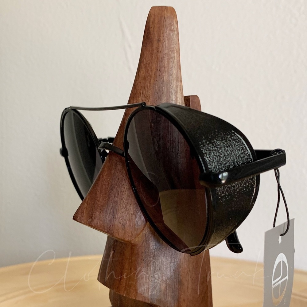 NWT Black Steampunk Sunglasses